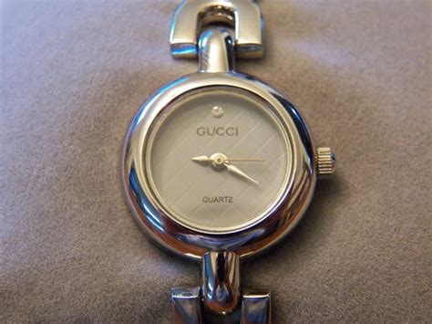 vintage gucci silver ball band ladies watches